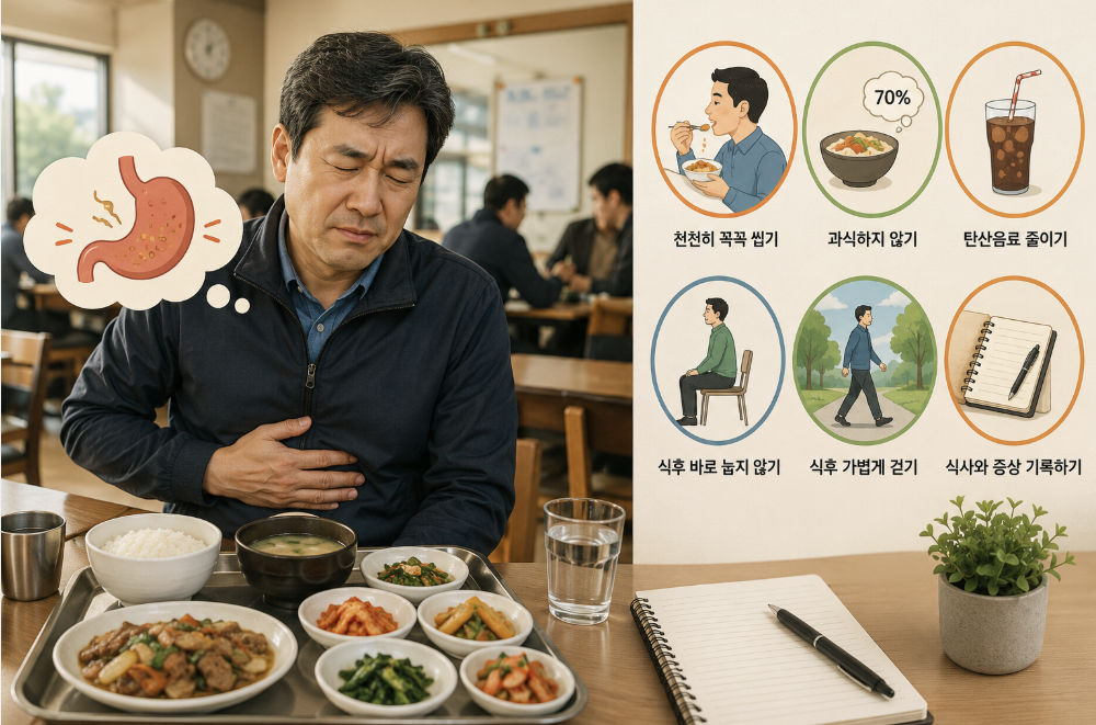 식사후 속쓰림