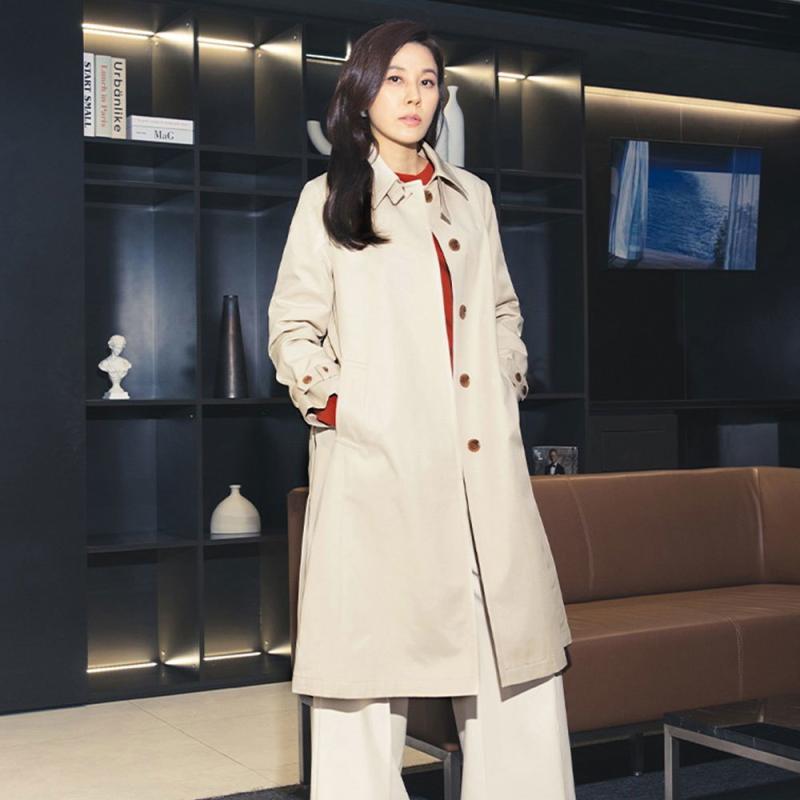 홈쇼핑상품 셀렙샵여성벨트장식맥코트 WWCA2S01