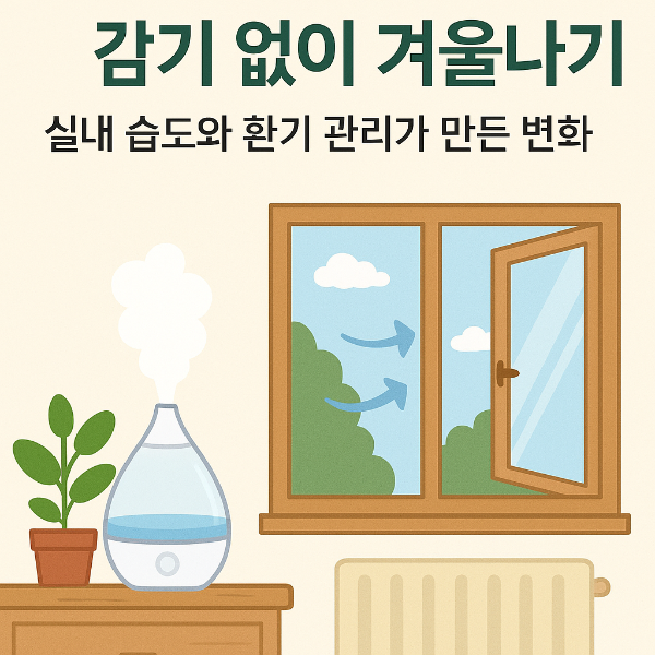 실내 습도와 환기 관리