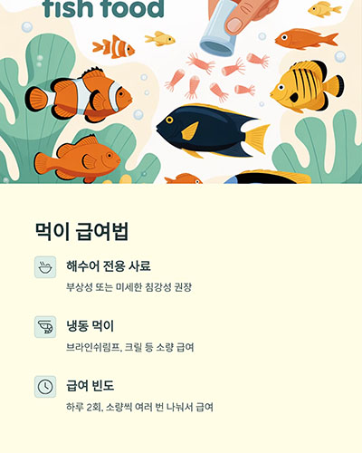 먹이 급여법: 까다롭지 않지만 소량씩 자주