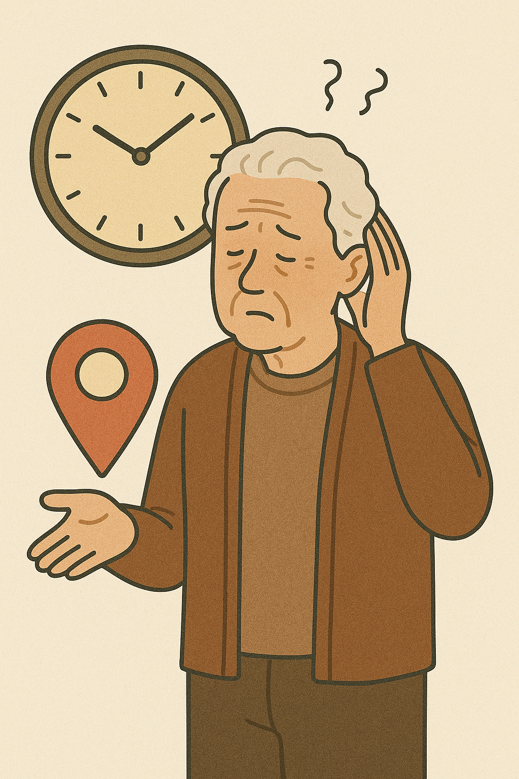 치매 증상 시간과 장소