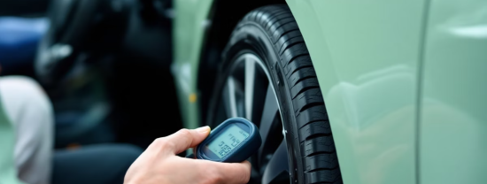 정확한 공기압 측정기를 사용하고, 제조사에서 권장하는 PSI 수치로 맞추세요.