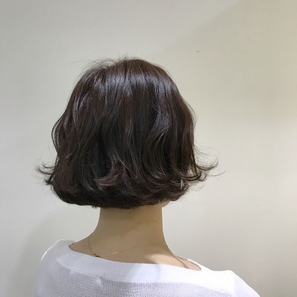 짧은 단발 스타일