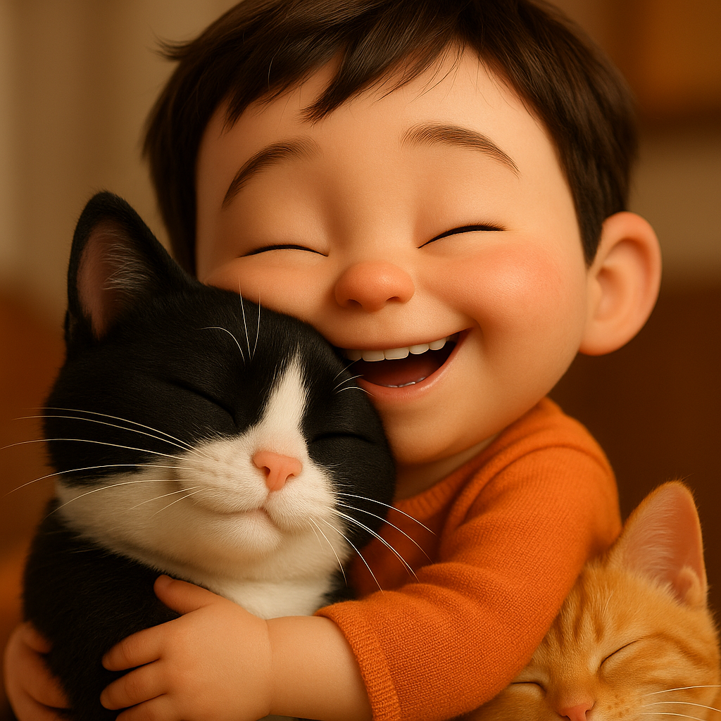 고양이 포옹