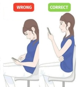 올바른 스마트폰 보는 자세
