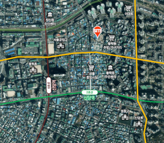 청계 노르웨이숲 단지 위치