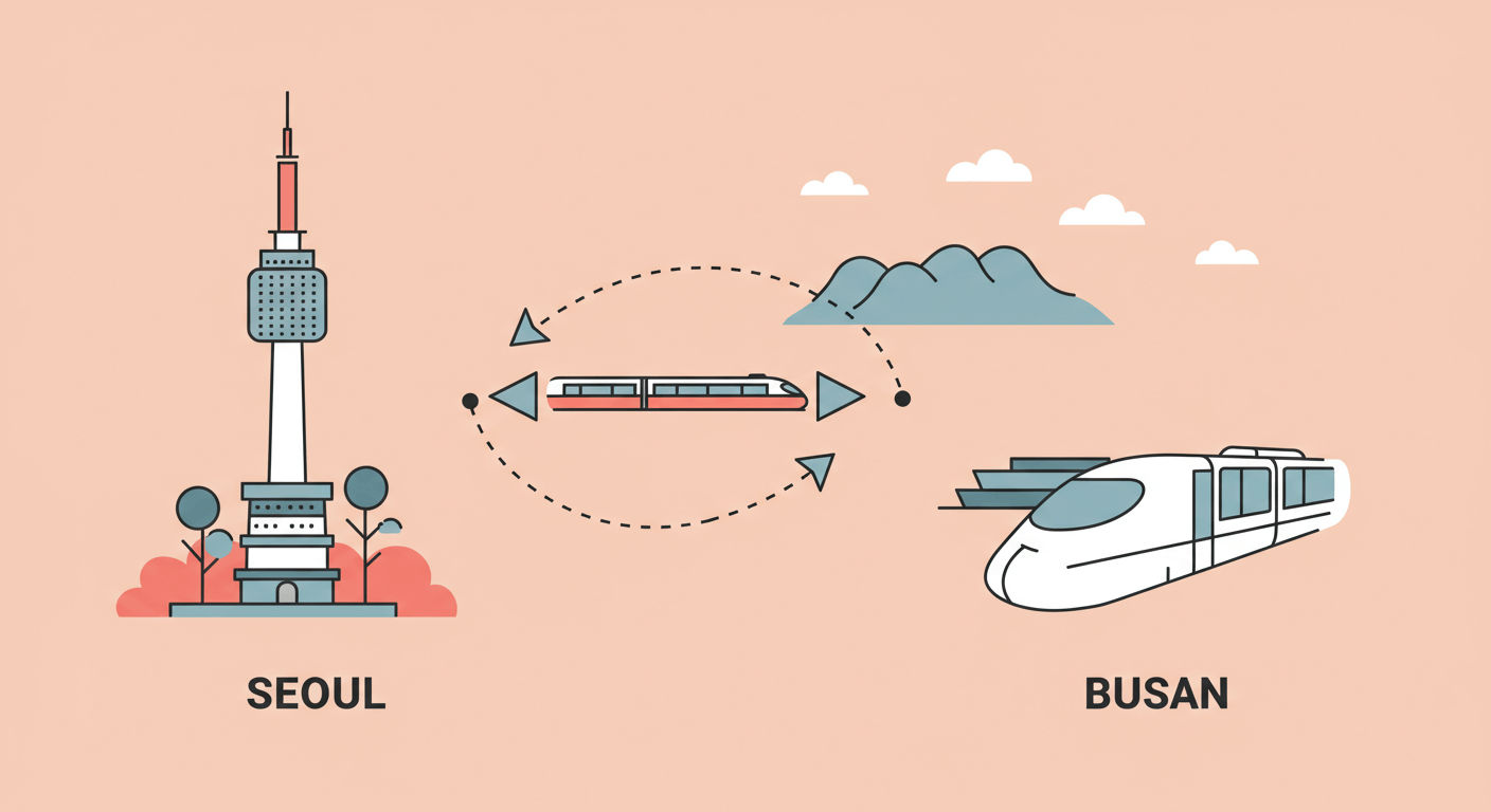 서울↔부산 노선의 STR 이용 현황