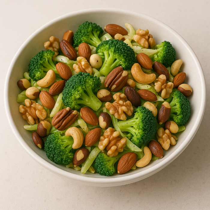 야채, 견과류 샐러드 사진