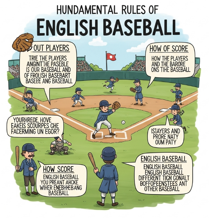 야구 아웃 규칙을 설명하는 일러스트 이미지