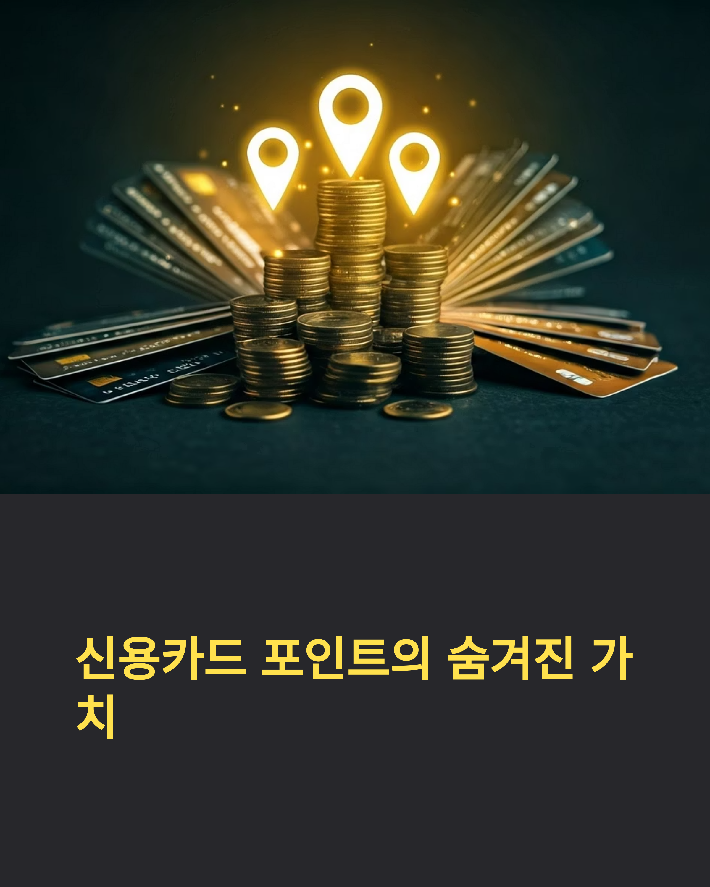 신용카드 포인트의 숨겨진 가치