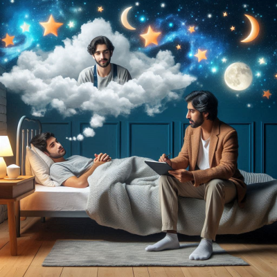 꿈을 나누는 사람들이 따뜻한 분위기에서 대화하고 있는 모습입니다.