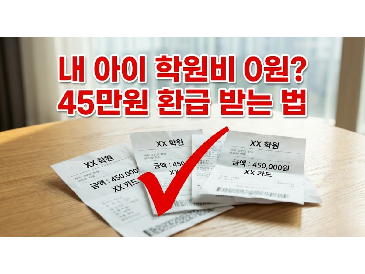 2026년 연말정산 교육비 공제 누락? 학원비와 교복비 100% 환급 받는 법