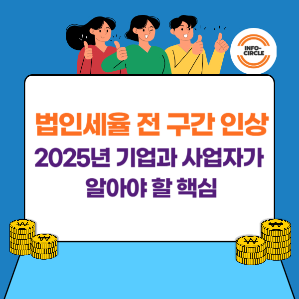 법인세율 전 구간 인상 &ndash; 2025년 기업과 사업자가 알아야 할 핵심