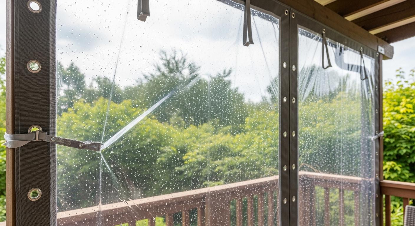 방풍 비닐 커튼