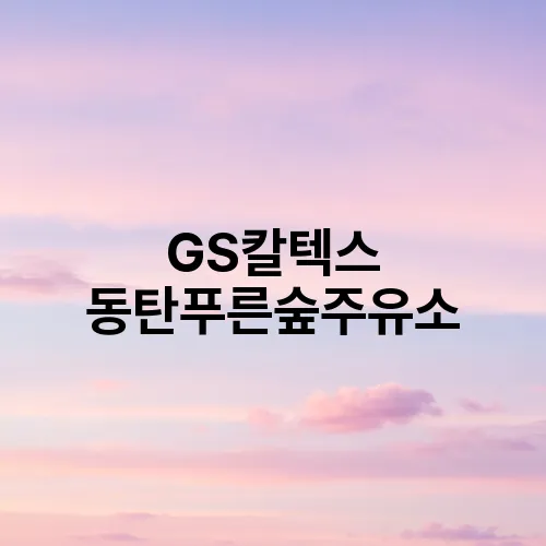 GS칼텍스 동탄푸른숲주유소