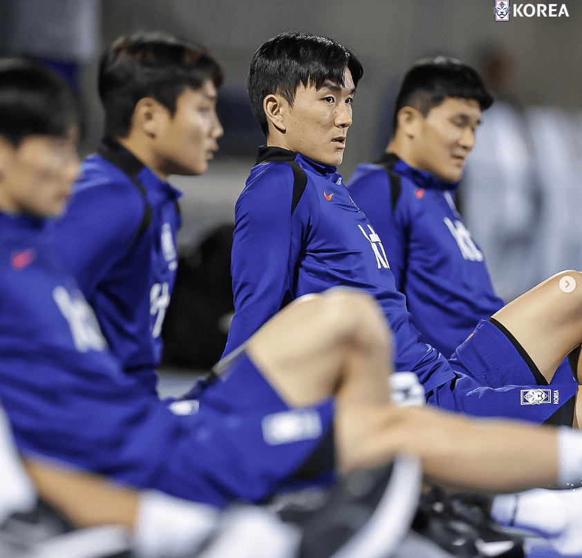 쿠웨이트전 무료 중계 경기 일정과 관련하여 훈련중인 대표팀 선수들