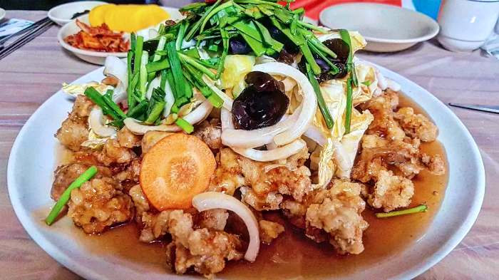 토요일은 밥이좋아 토밥좋아 평창 횡계 용평리조트 부추 탕수육 짜장 볶음밥 맛집