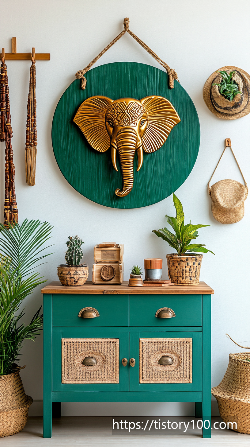 3. 풍수지리에서의 코끼리 배치 그림3