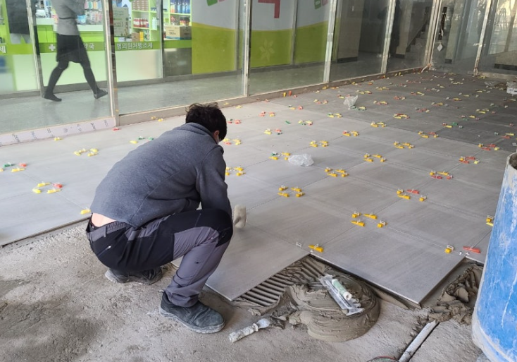 바닥타일사진