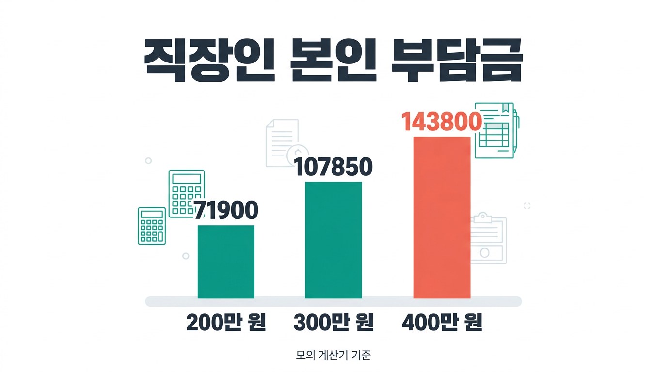 건강보험료 직장인 본인 부담금