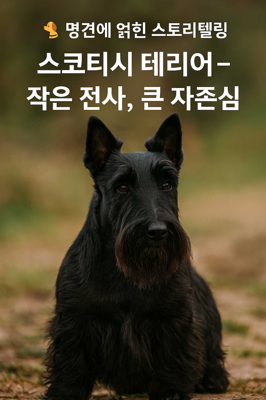 영국의 스코티시 테리어 이미지 – 작은 전사, 큰 자존심