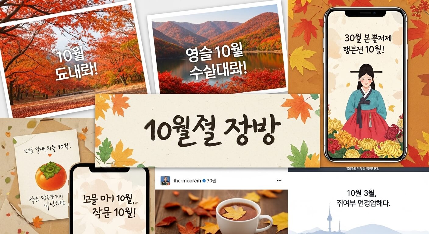 10월 가을 인사말 모음