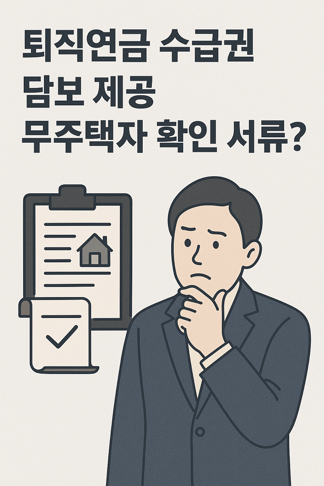 퇴직연금-수급권-담보-제공_-무주택자-확인-서류는-무엇이-있을까