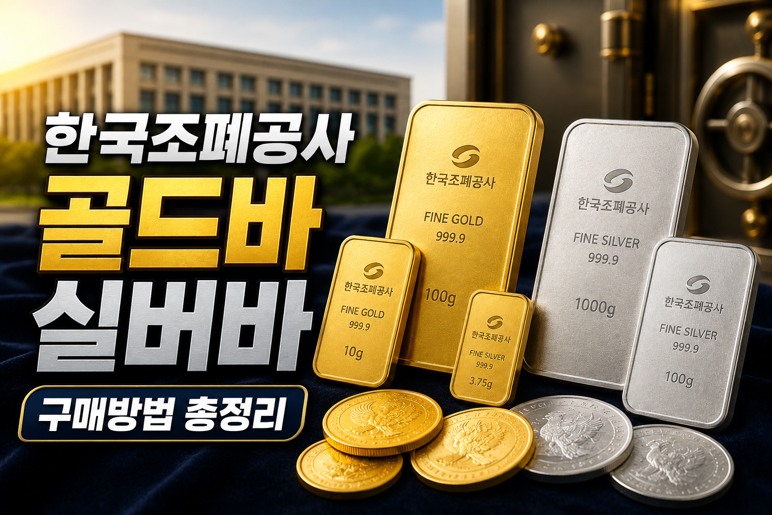 한국조폐공사 골드바 실버바 구매방법 총정리｜공식 쇼핑몰 앱 설치부터 판매 방법까지 관련 사진