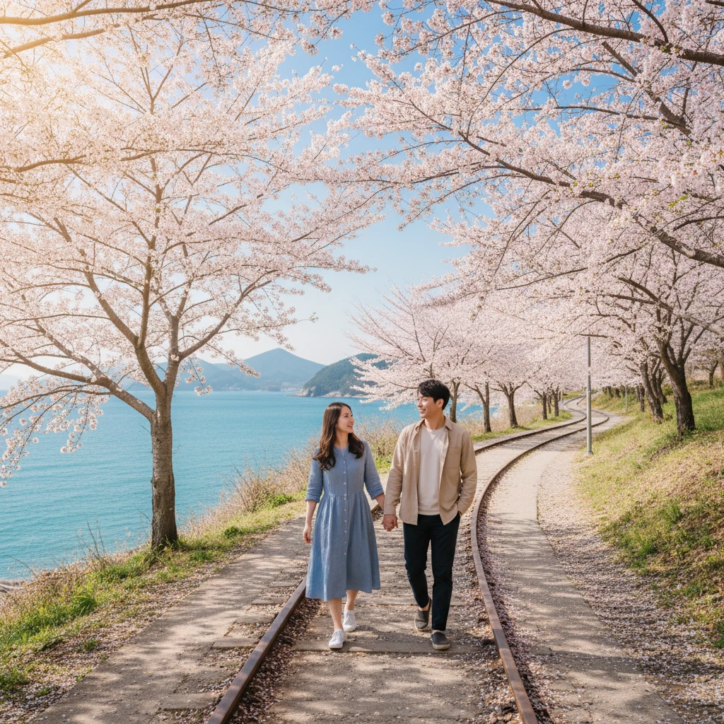 부산 벚꽃 개화 예상일 및 해운대 달..