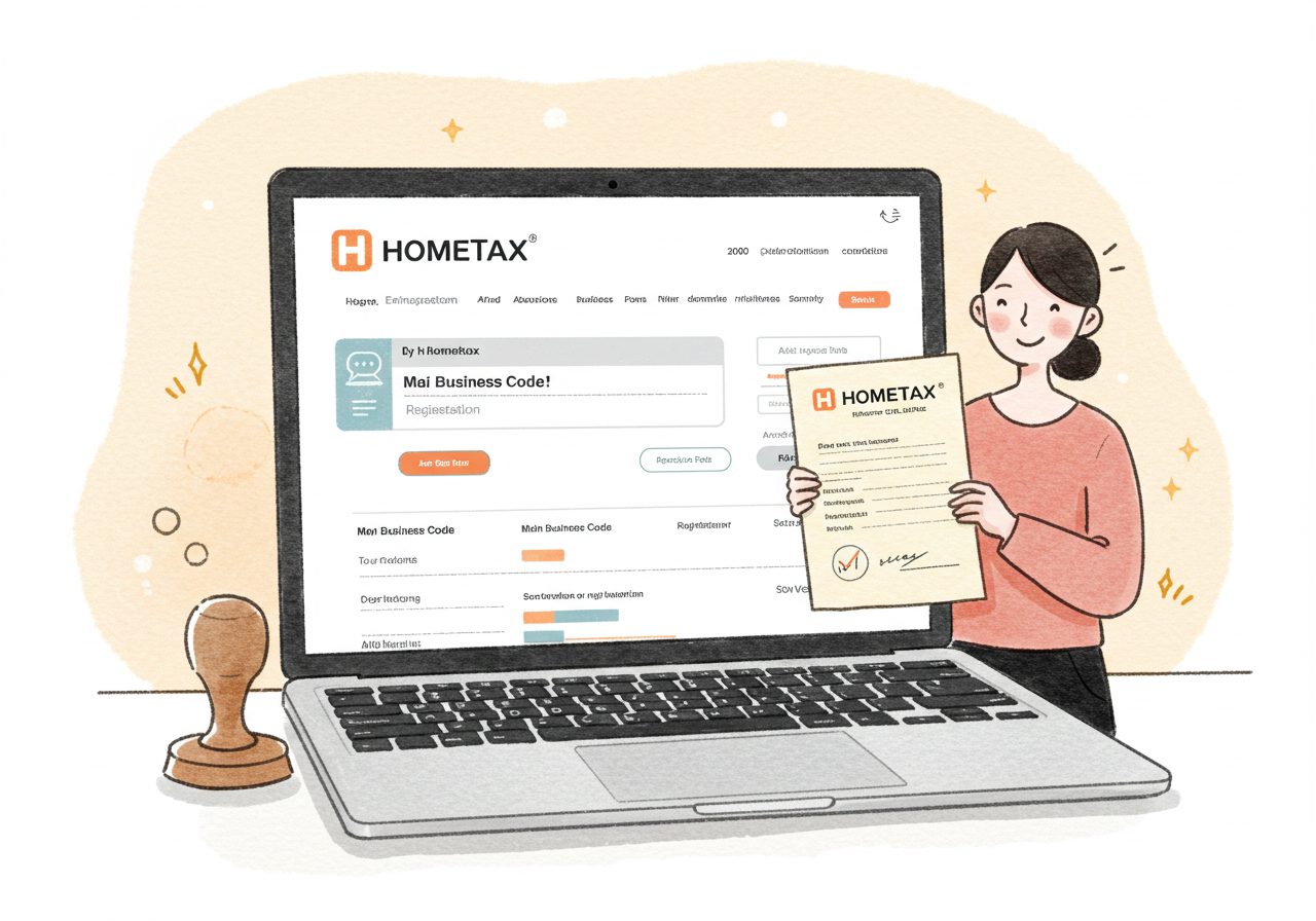 주업종코드확인서 발급 완벽 꿀팁&amp;#44; 홈택스 5분 만에 끝내기!