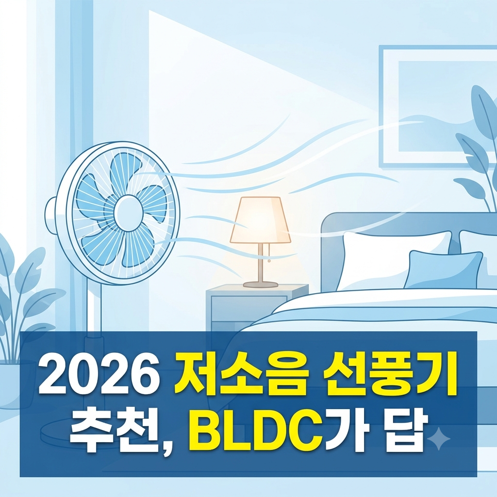 2026 저소음 선풍기 추천