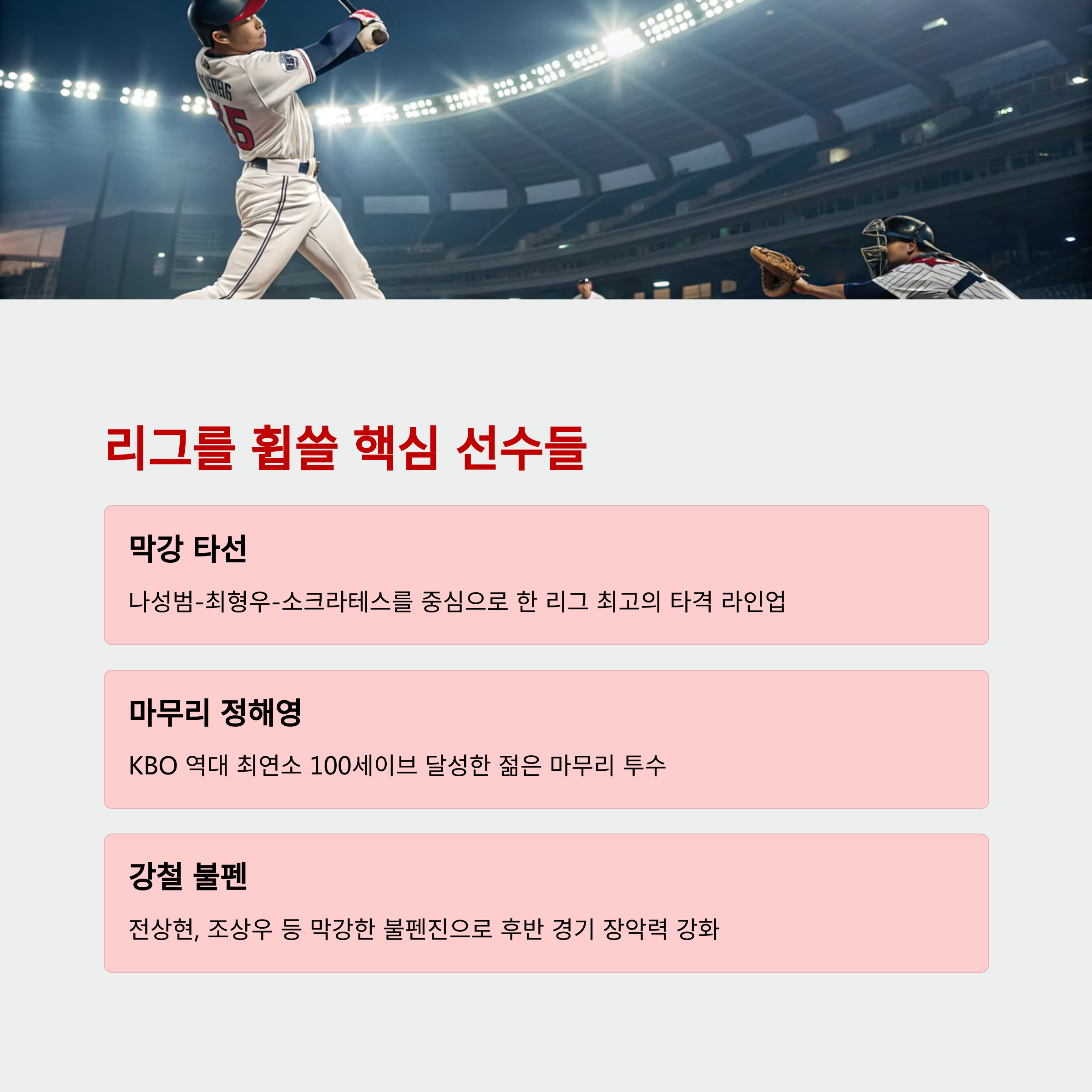 2025년 기아 타이거즈