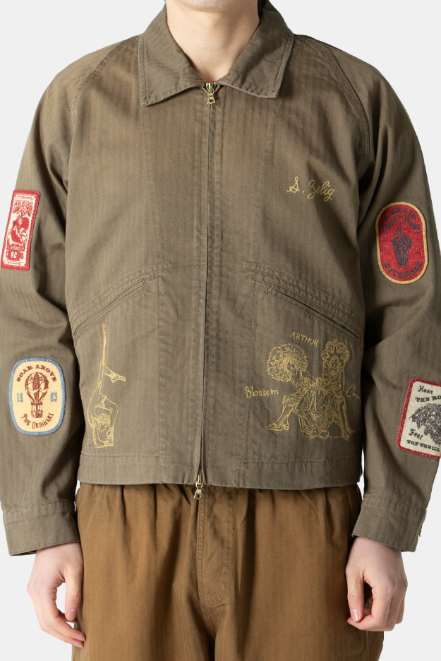 [탐정들의 영업비밀] 조째즈님 착용! 사무엘 젤리그 아미그린 자켓 코디 정보