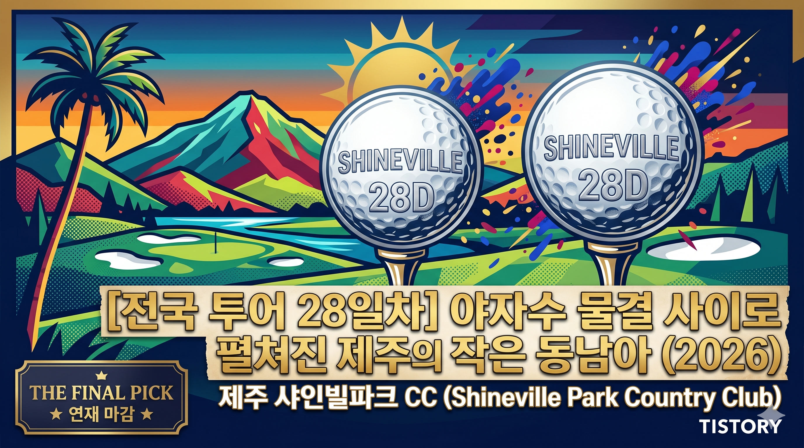 [전국 투어 28일차] 샤인빌파크 CC: 야자수 물결 사이로 펼쳐진 제주의 '작은 동남아' (2026)