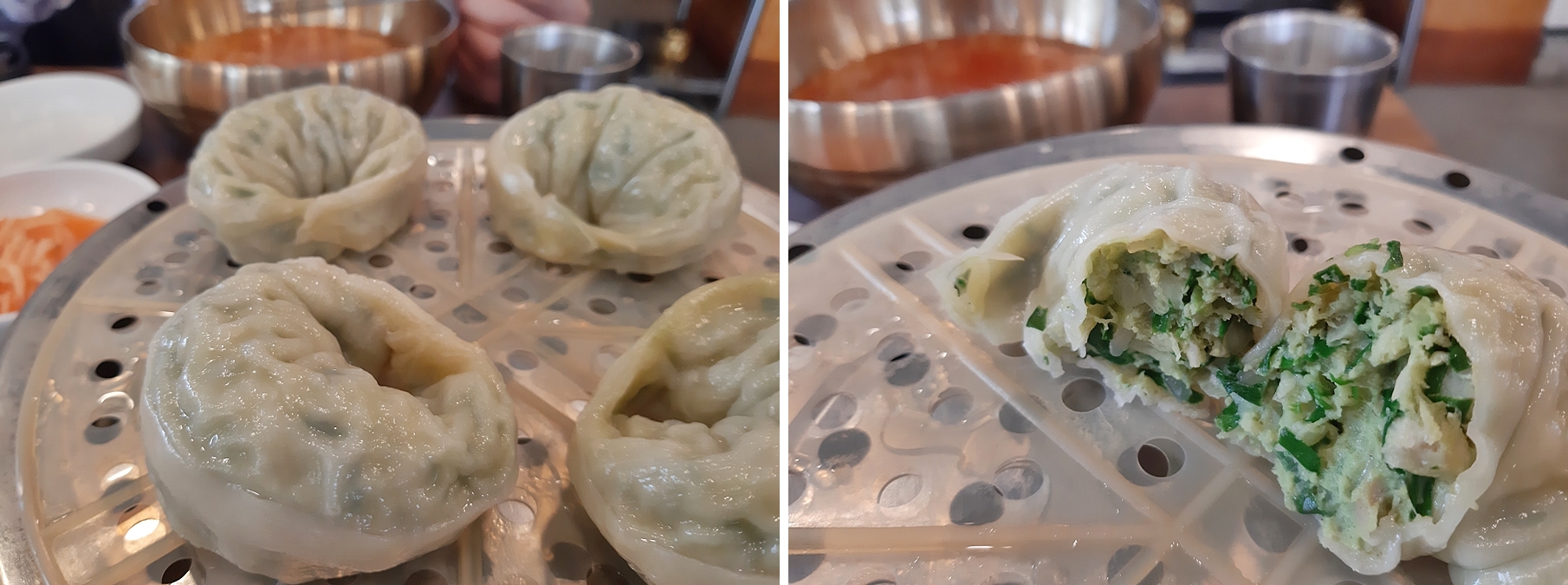 치자밀면_만두