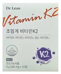 닥터린 초임계 비타민K2 뼈건강 멀티비타민 종합비타민, 30정, 1박스