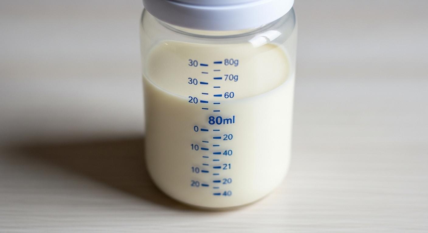 분유 80ml 수유텀