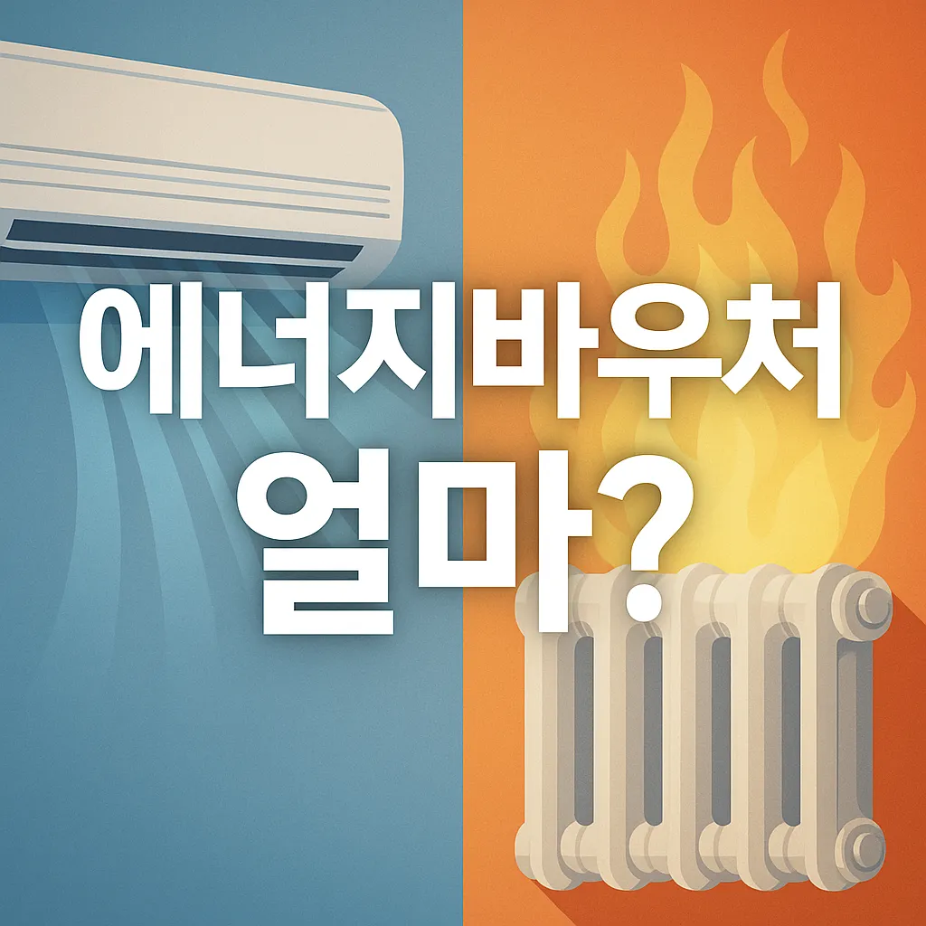 에너지바우처 얼마 받나요? 지원금액부터 신청방법까지 완벽 정리