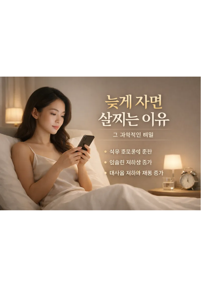 1.늦게 자는 습관이 체중을 바꾸는 이유