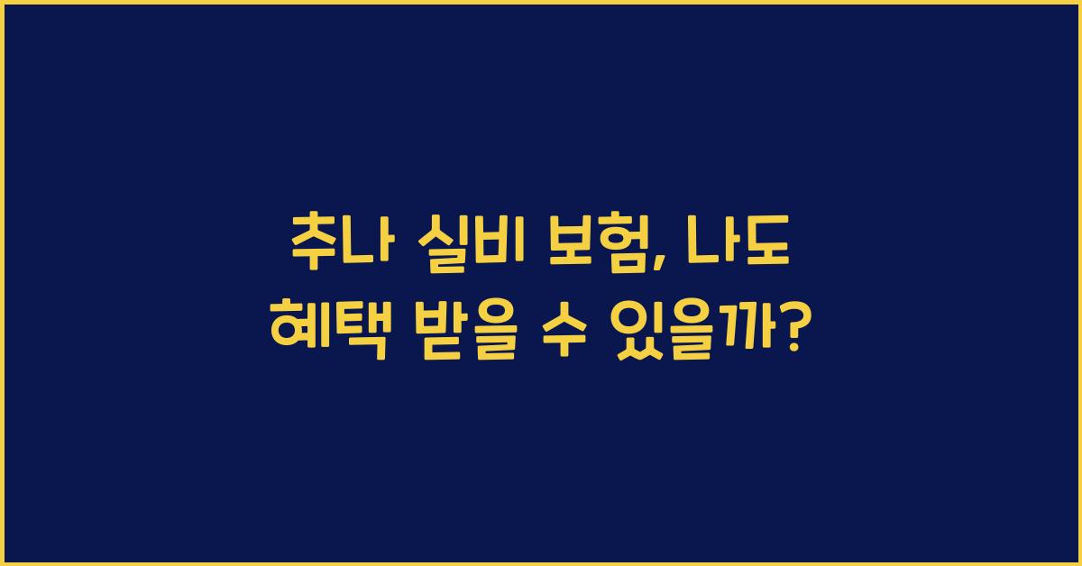 추나 실비