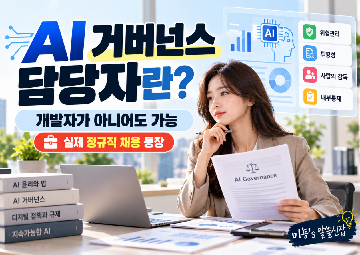 AI 거버넌스 담당자란?｜개발자가 아니어도 가능한 새 AI 직업
