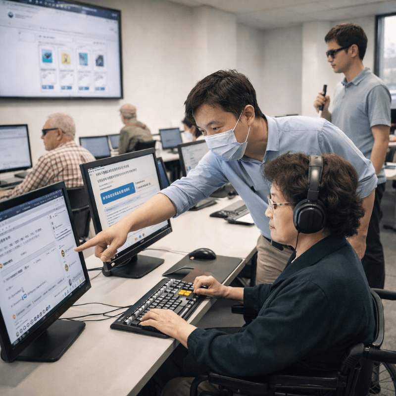 한국장애인고용공단 디지털훈련센터와 장애인 디지털 접근성 직무 교육 체계 분석