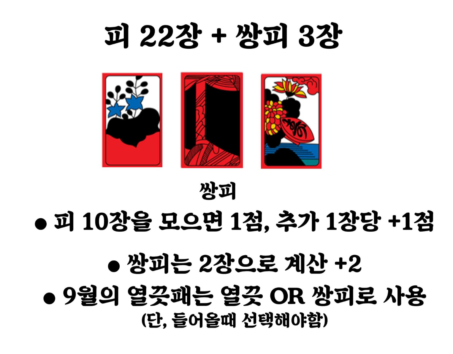 화투(고스톱)-치는-방법-피-정리