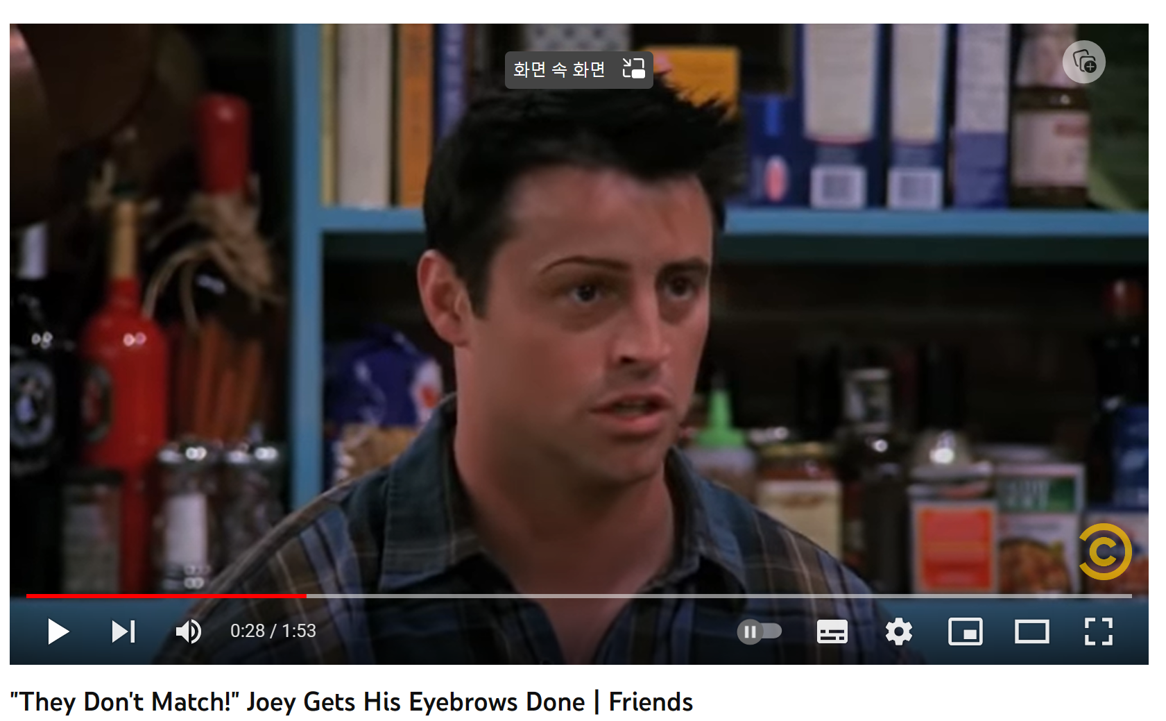 Joey gets his eyebrows done