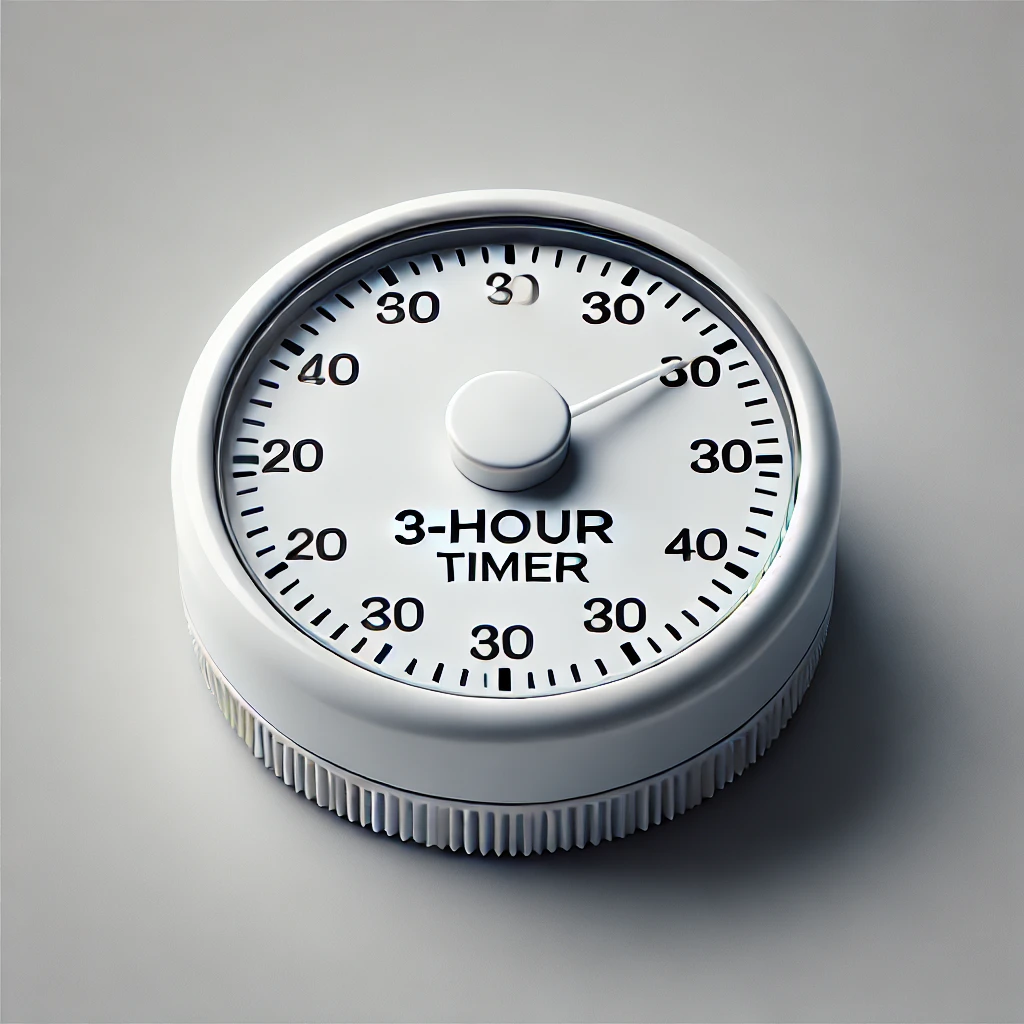 동그란 흰색 시계 그림