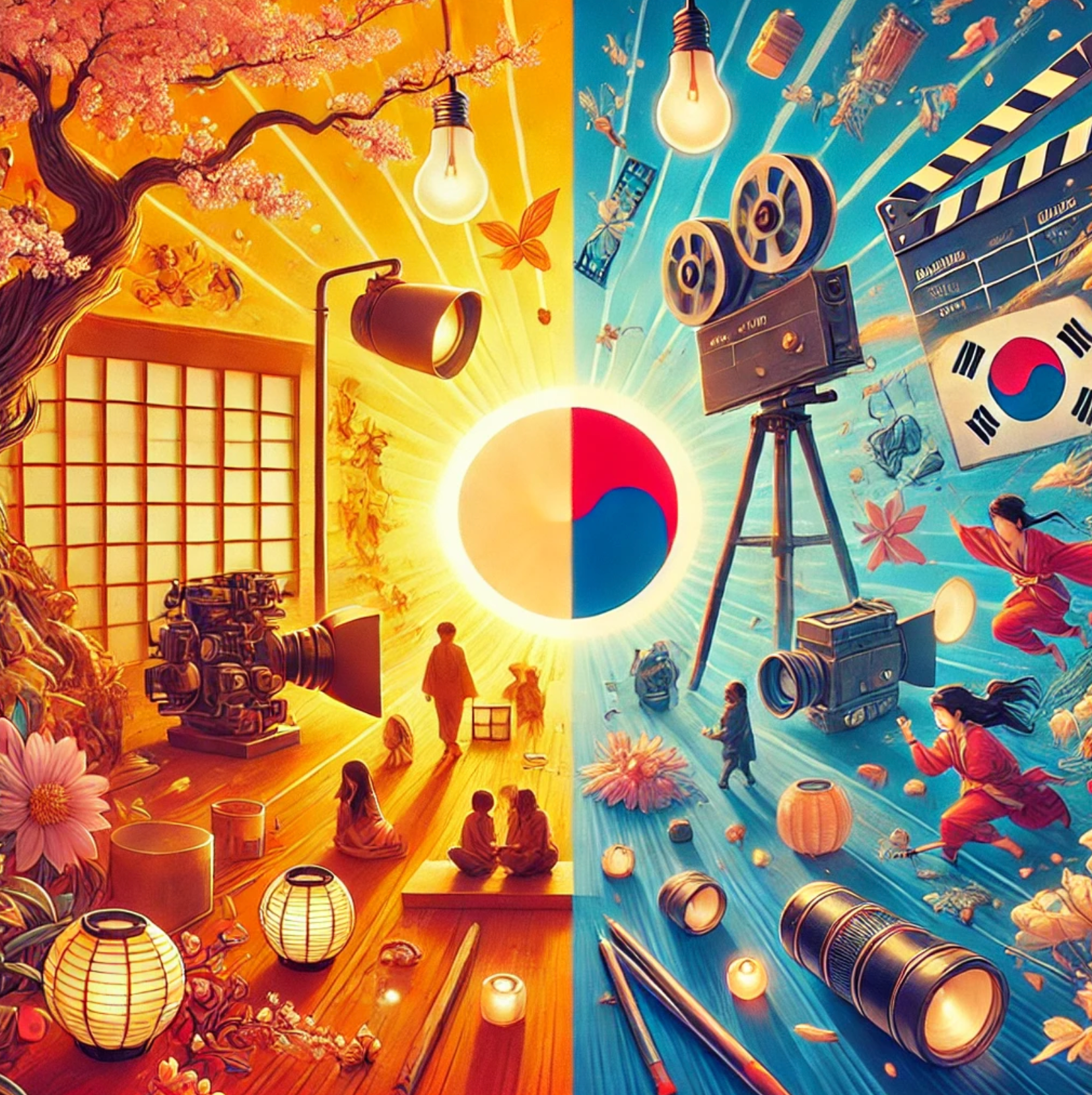 한국 영화와 일본 영화 촬영 기법