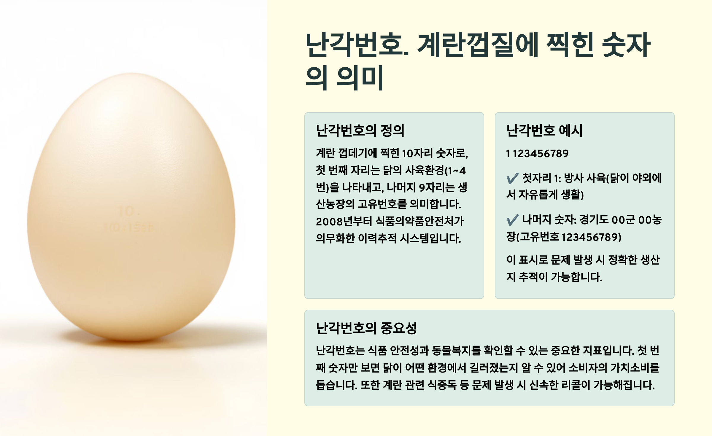 난각 번호의 의미