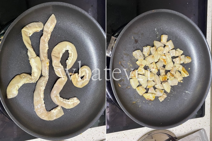 냉동 소곱창 제품 굽는 방법