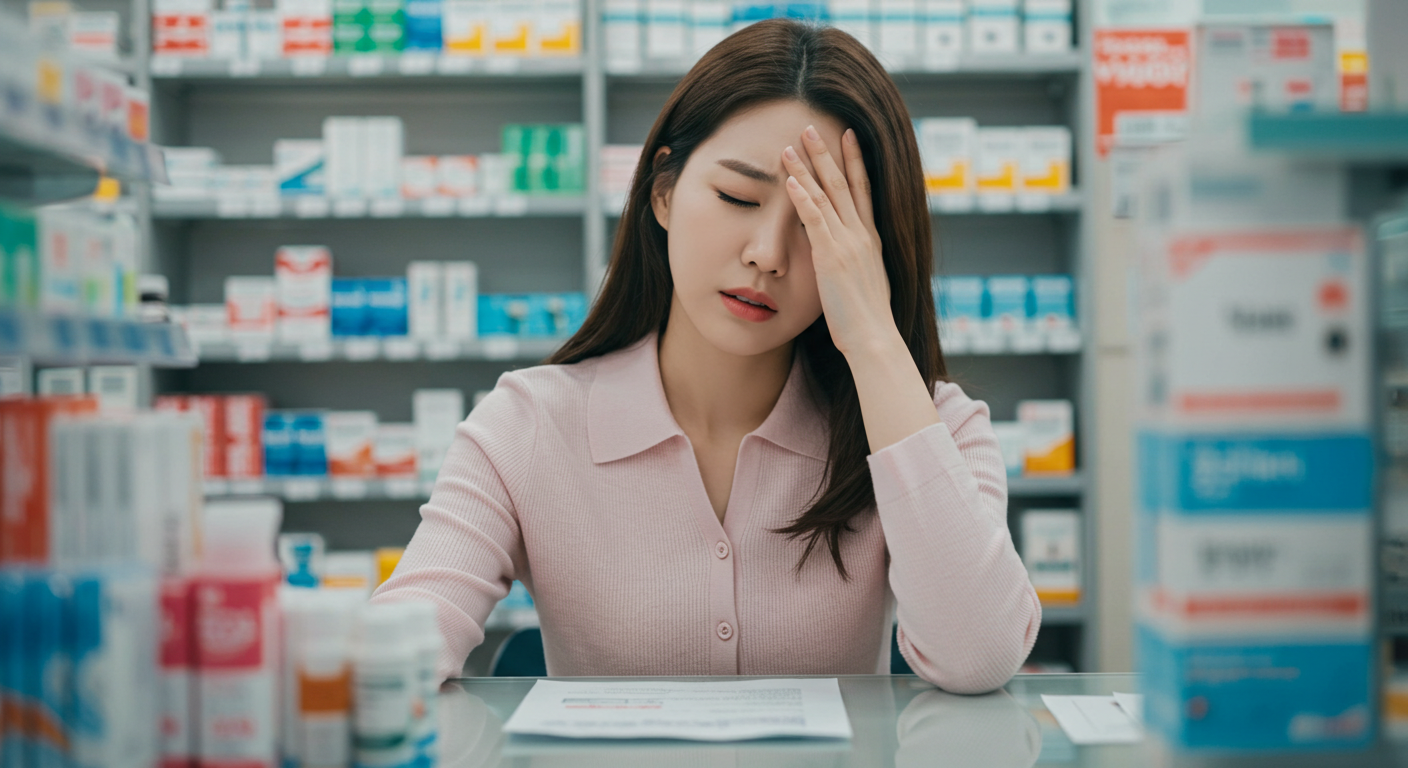 빈혈로 인한 어지럼증과 약국 의약품