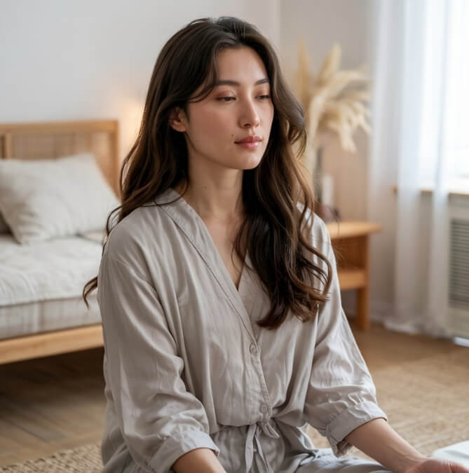 스트레스 해소를 위해 명상